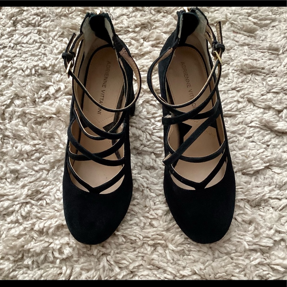 Adrienne Vittadini Suede Dress Pumps